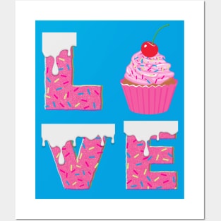 Cupcakes Baking Sweet - Love Posters and Art